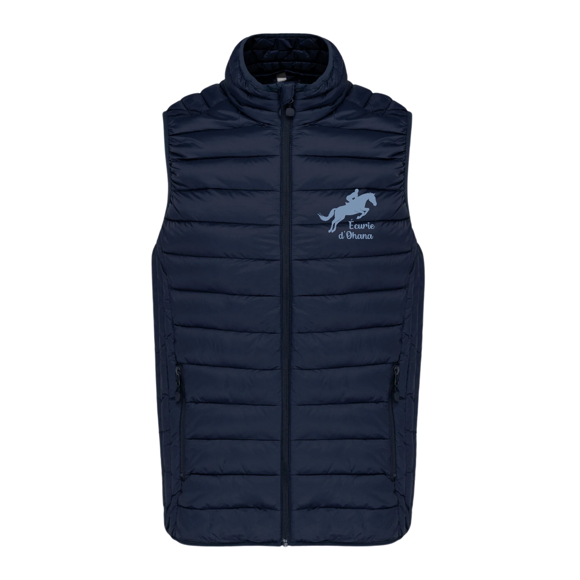 DOUDOUNE SANS MANCHES (enfant) - Ecurie d'OHANA - Navy - K6115