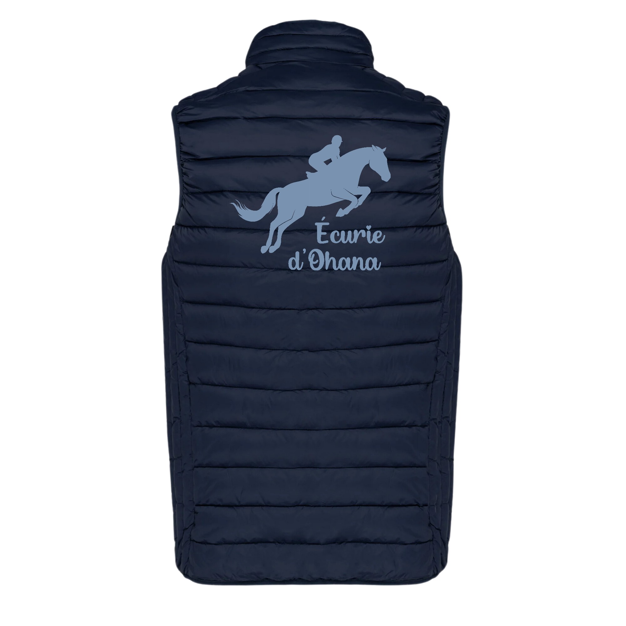 DOUDOUNE SANS MANCHES (enfant) - Ecurie d'OHANA - Navy - K6115 – Image 3