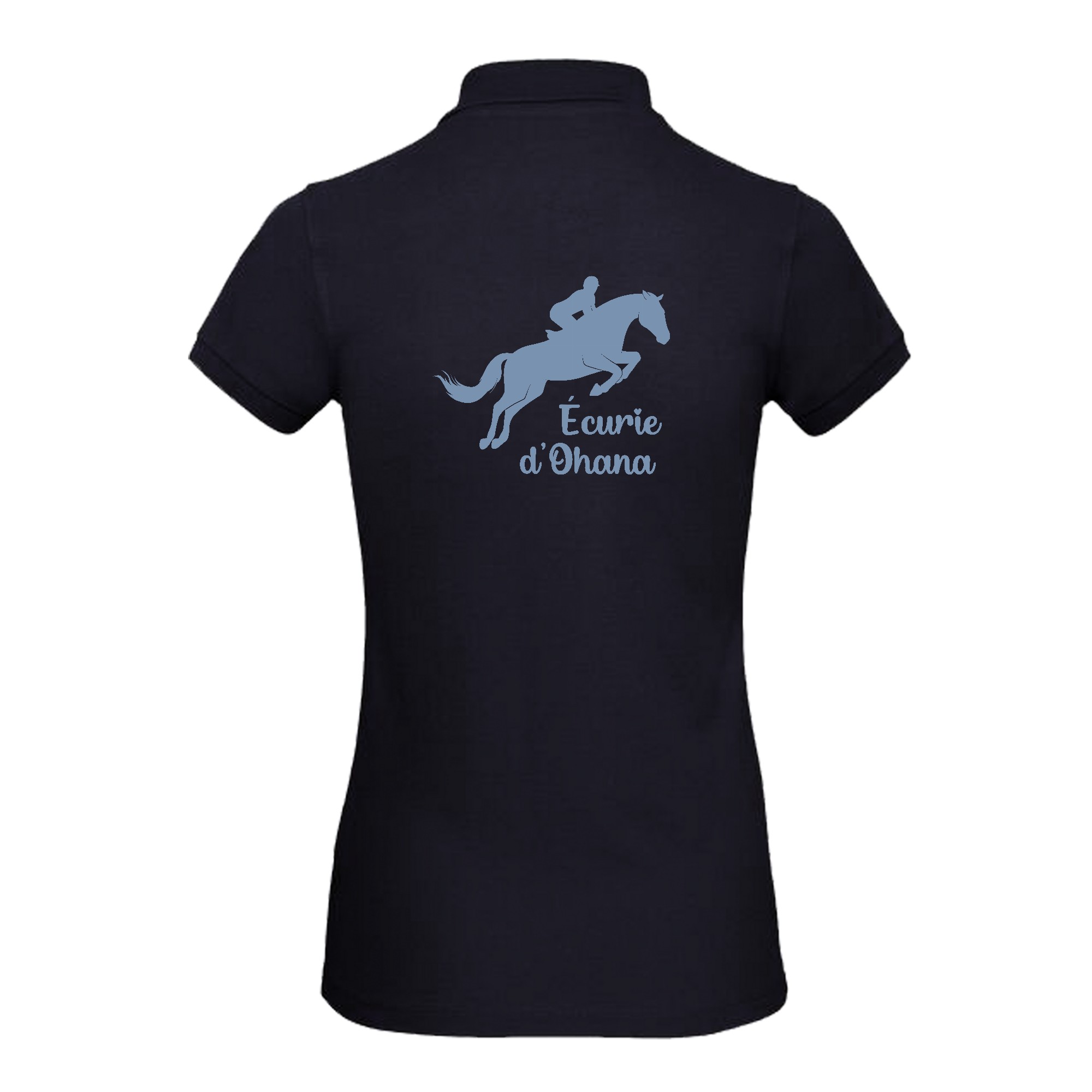 Polo premium (femme) - Ecurie d'OHANA - Navy - BCW463 – Image 2