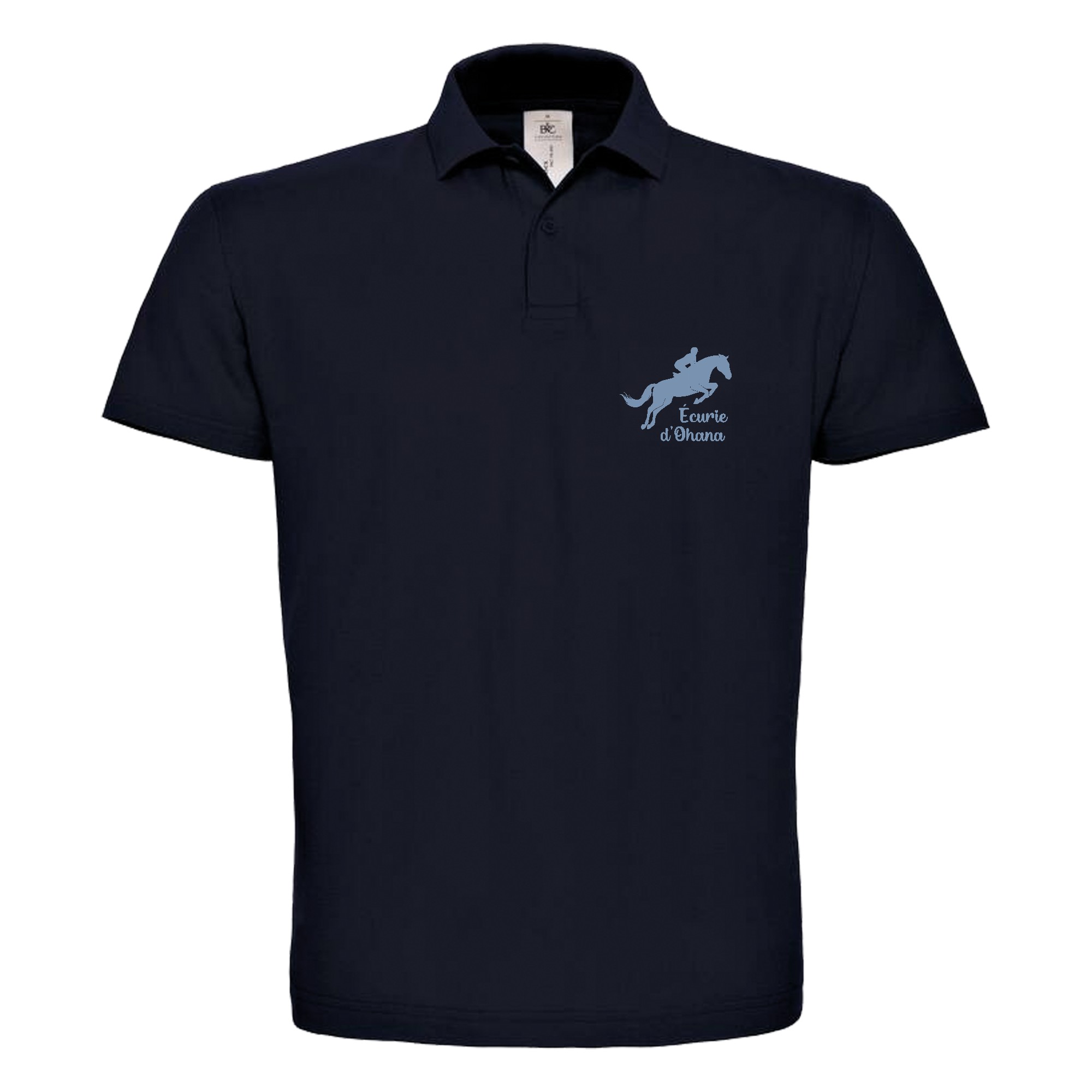 POLO premium (enfant) - Ecurie d'OHANA - Navy - K249