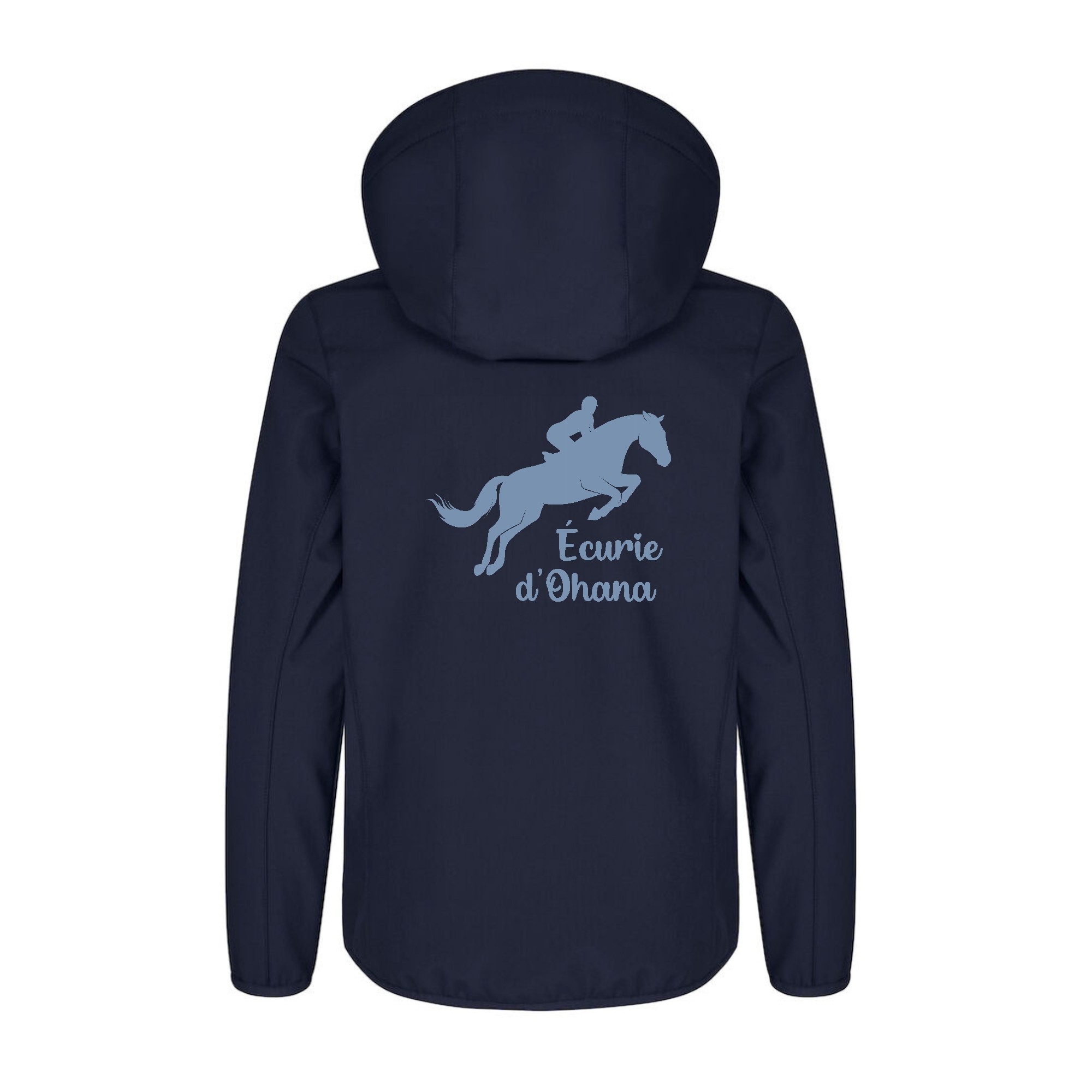 SOFTSHELL ''Classic'' (enfant) - Ecurie d'OHANA - Navy - 0200909 – Image 3