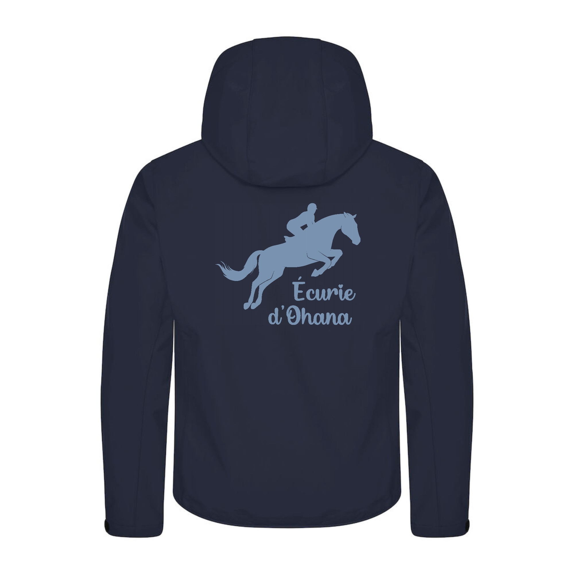 SOFTSHELL "Classic" (homme) - Ecurie d'OHANA - Navy - 0200912 – Image 3