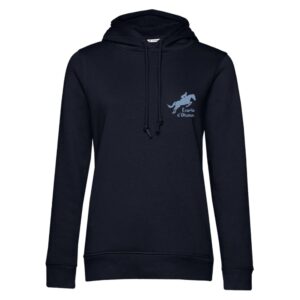 SWEAT A CAPUCHE (femme) – Ecurie d'OHANA - Navy - BCW34B