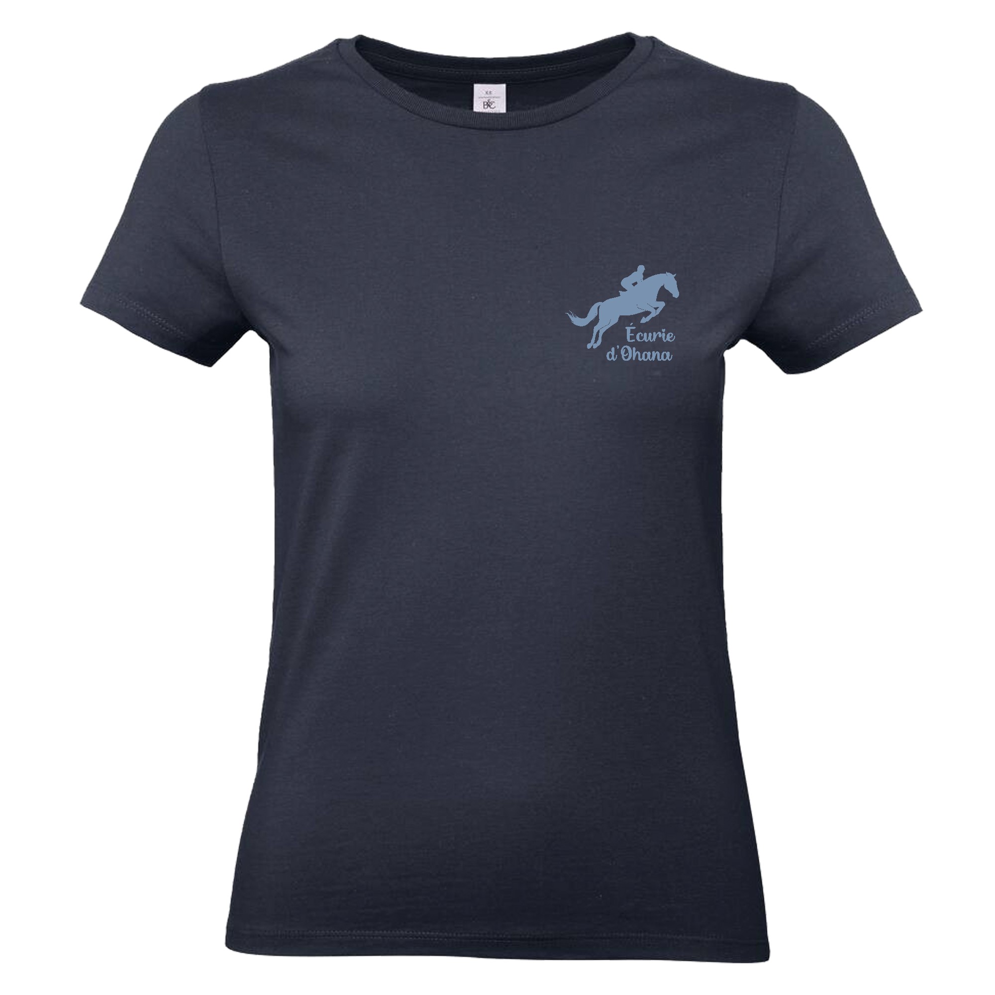 T-SHIRT (femme) - Ecurie d'OHANA - Navy - BC04T
