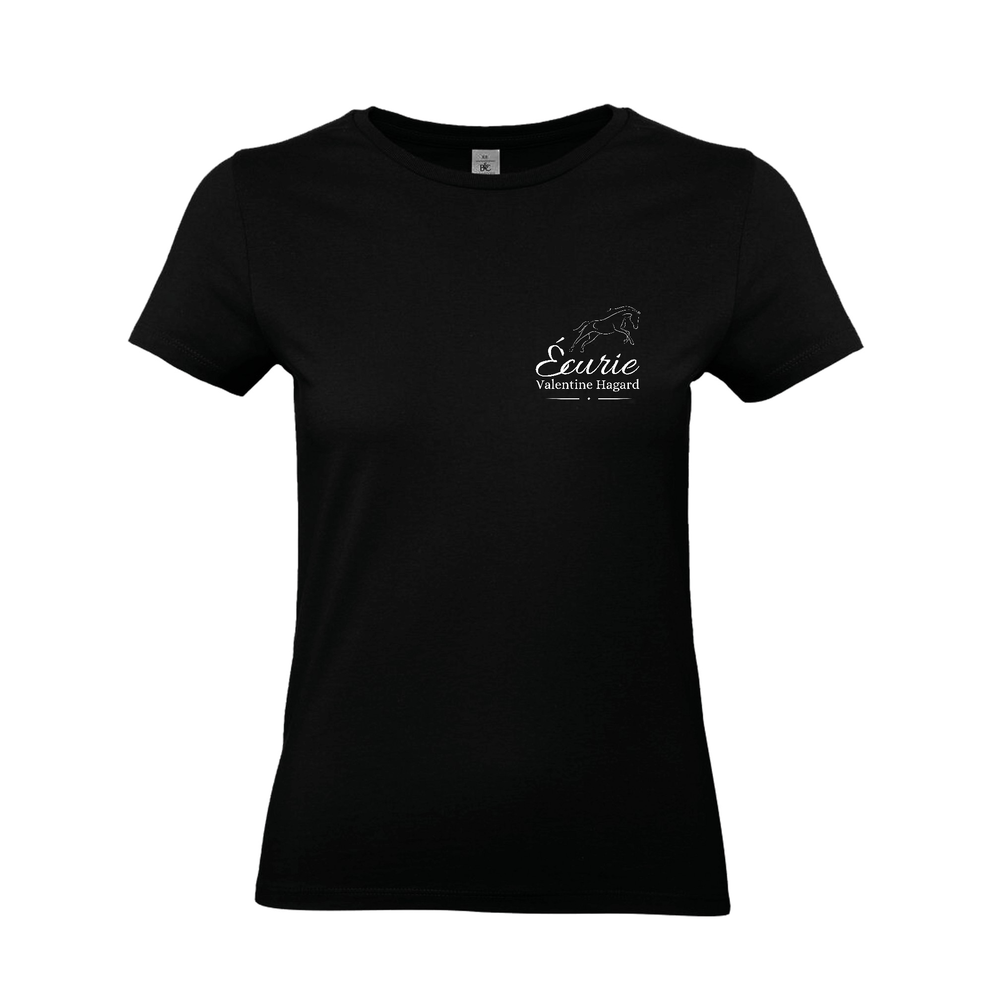 T-SHIRT (femme) - Ecurie VH - Noir - BC04T