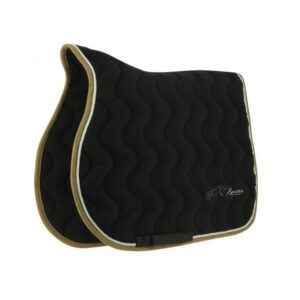 Tapis de selle EQUITHÈME "Polyfun" - Ecurie VH - Noir - 20444