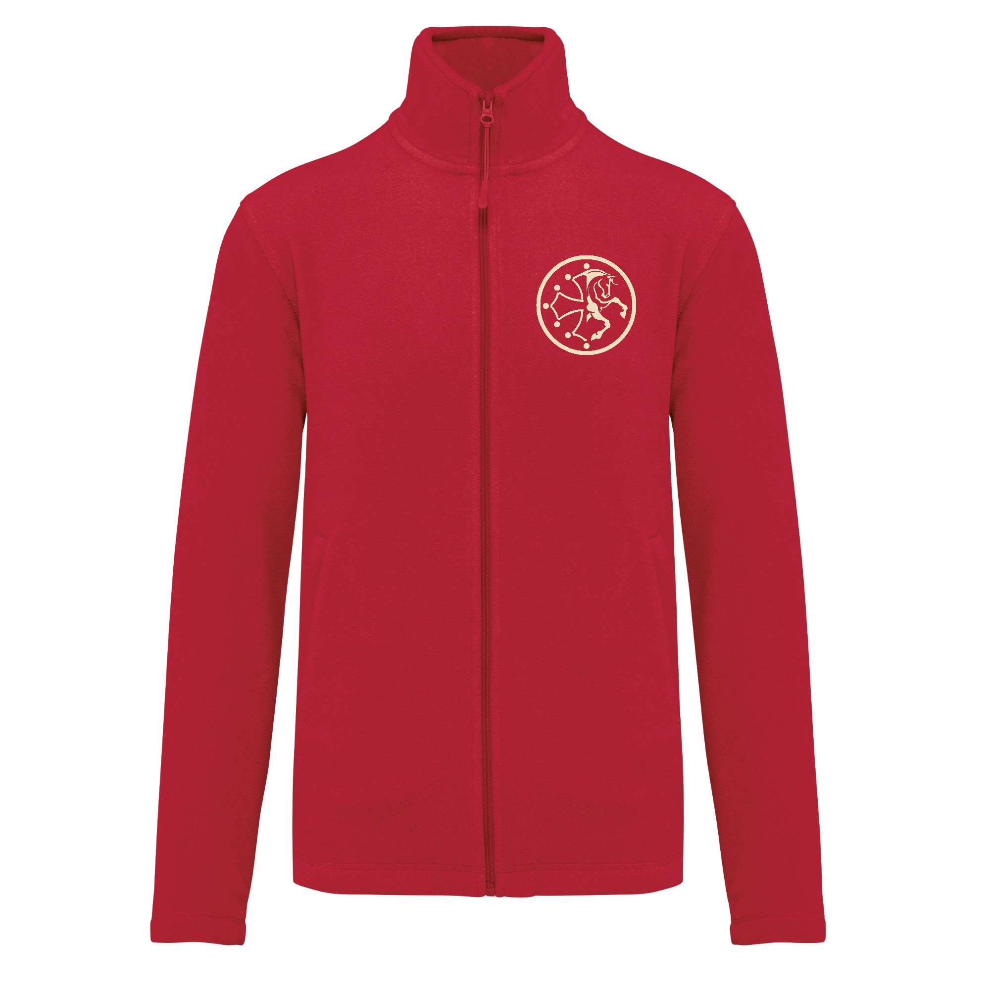 Veste micropolaire zippée (enfant) – centre équestre de saint félix – K920 – Image 4