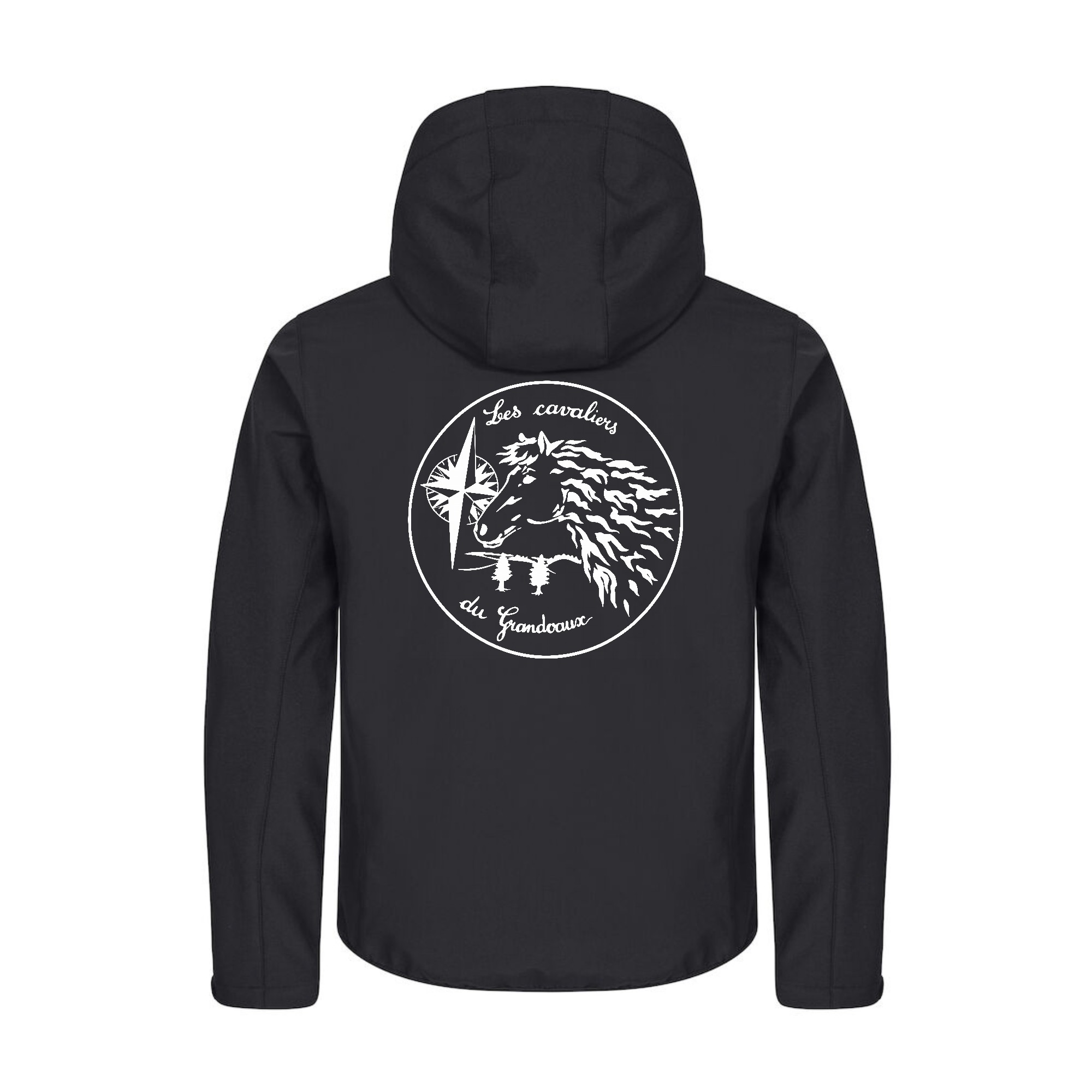 SOFTSHELL "Classic" (homme) - Les Cavaliers du Grandvaux - Noir - 0200912 – Image 3