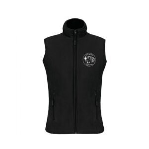 Veste micropolaire zippée sans manches (femme) – Les Cavaliers du Grandvaux - Noir - K906
