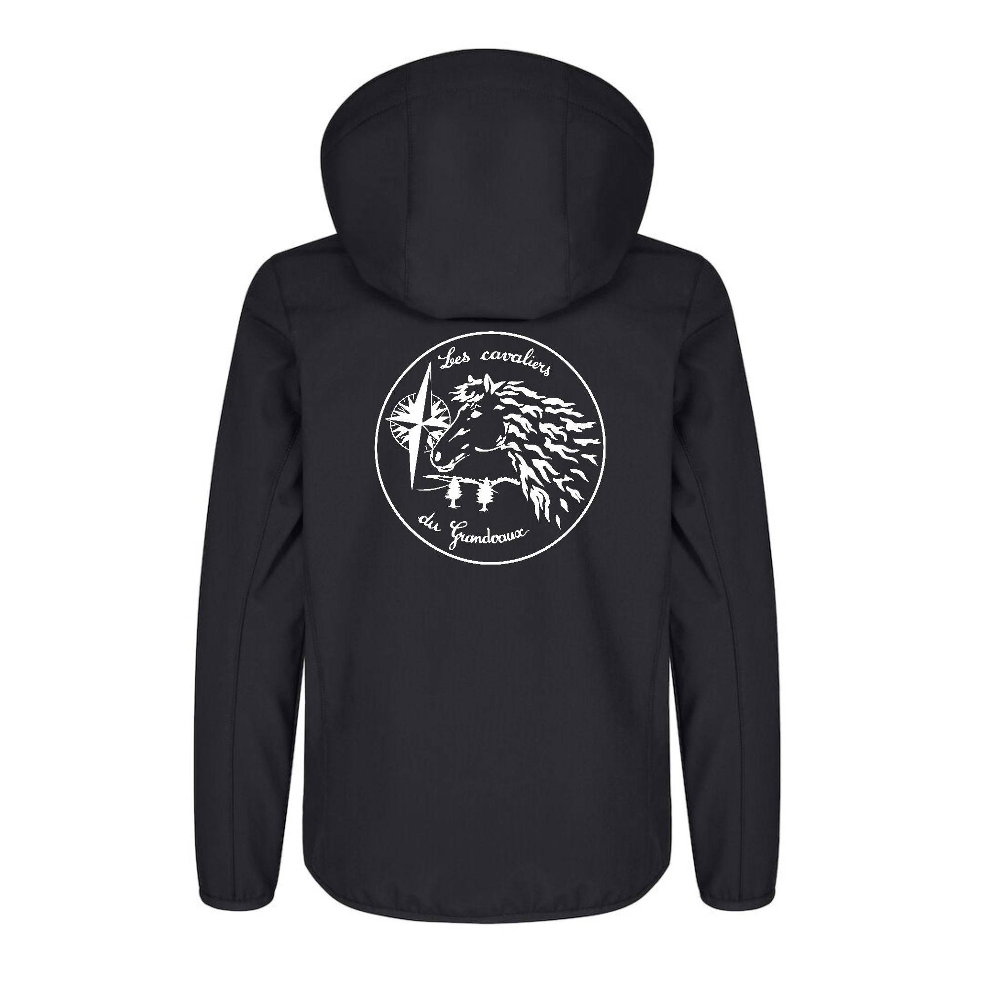 SOFTSHELL ''Classic'' (enfant) - Les Cavaliers du Grandvaux - Noir - 0200909 – Image 3
