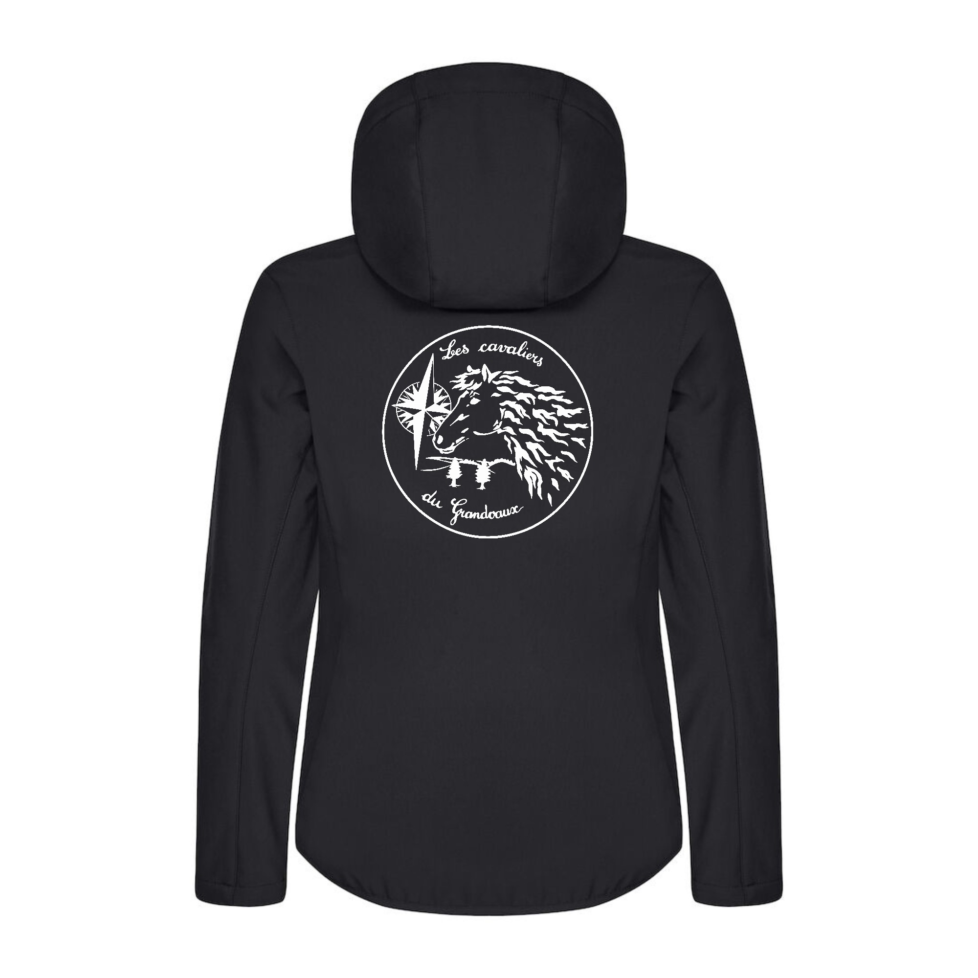 SOFTSHELL "Classic" (femme) - Les Cavaliers du Grandvaux - Noir - 0200917 – Image 3