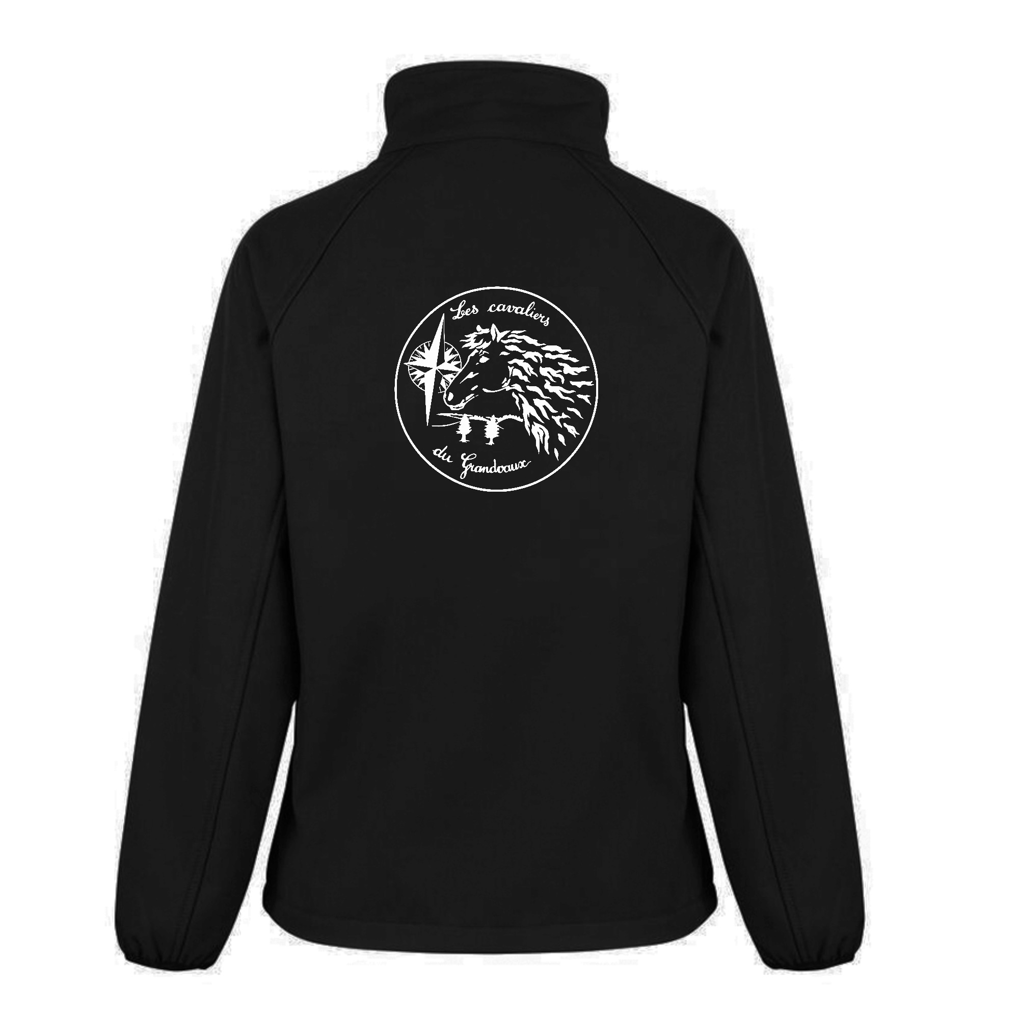 SOFTSHELL ECO (homme) – Les Cavaliers du Grandvaux - Noir - RS231 – Image 3