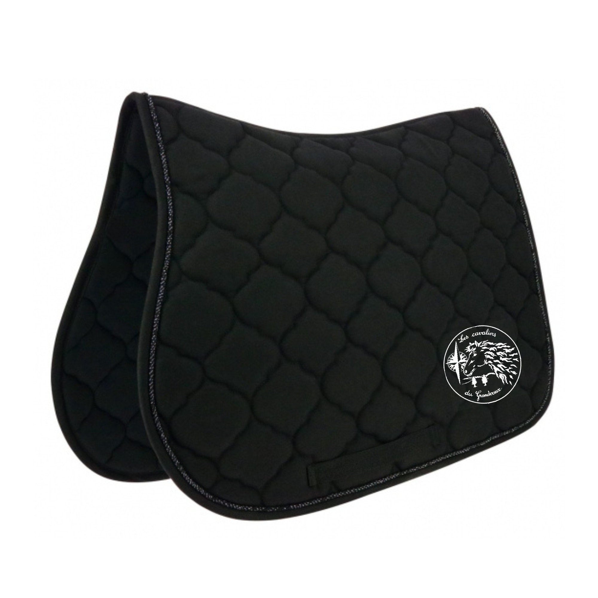 TAPIS RIDING WORLD - Les Cavaliers du Grandvaux - Noir - 20453