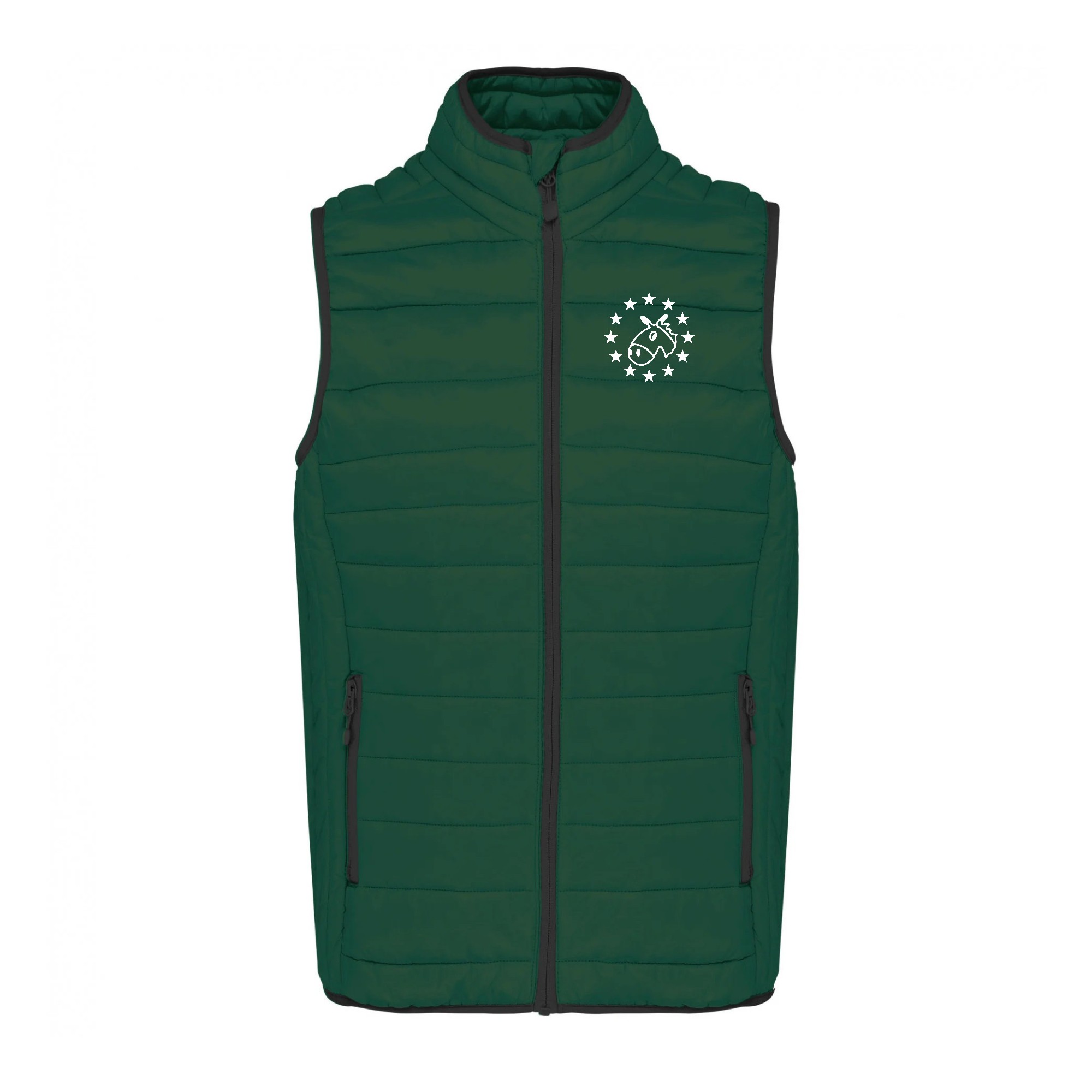 DOUDOUNE SANS MANCHES (femme) - LORRAINE EURO PONEY Le Centre Équestre - Vert Foret - K6114