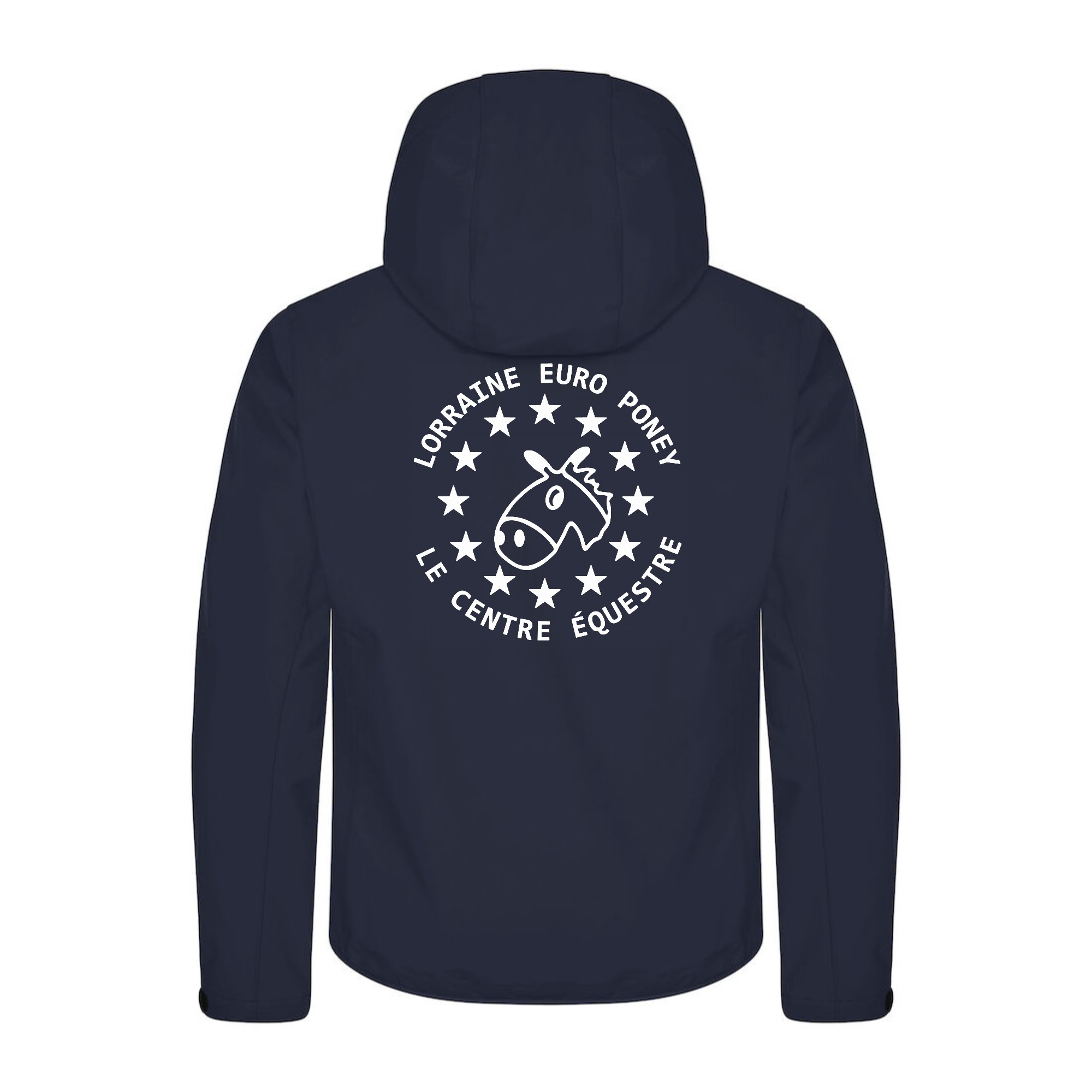 SOFTSHELL "Classic" (homme) - LORRAINE EURO PONEY Le Centre Équestre - Navy - 0200912 – Image 3