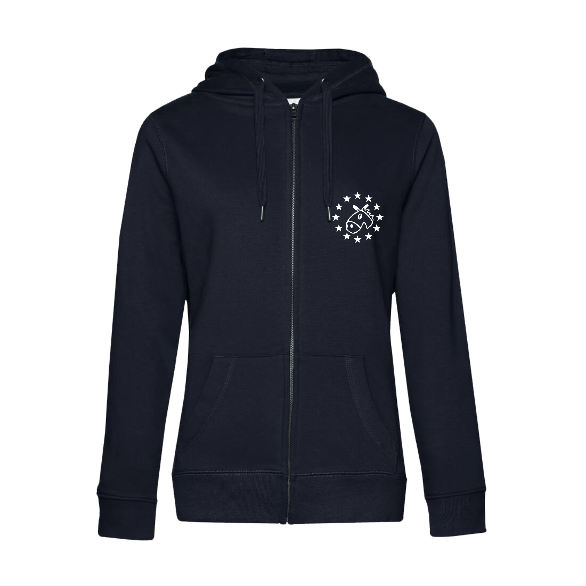 SWEAT ZIPPÉ (femme) - LORRAINE EURO PONEY Le Centre Équestre - Navy - BCW03Q