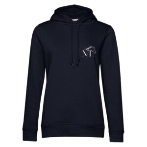 SWEAT A CAPUCHE (femme) – Mathieu Tranchat - Navy - BCW34B