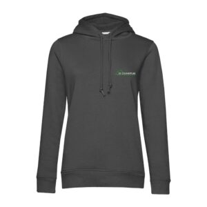 SWEAT A CAPUCHE (femme) – 2S COUVERTURE - Gris Anthracite - BCW34B