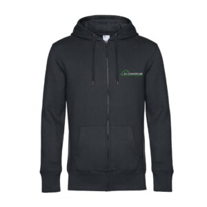 SWEAT ZIPPÉ (Homme) - 2S COUVERTURE - Gris Anthracite - BCU03K