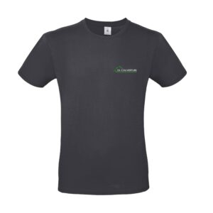 T-SHIRT (homme) - 2S COUVERTURE - Gris Anthracite - BC03T