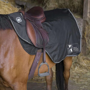 Couvre-reins Impermeable RIDING WORLD - Cercle Hippique d'Olivet - Noir- 400240
