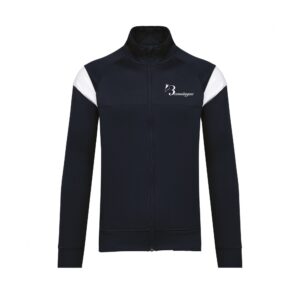 Veste de survêtement zippée (enfant) - Écuries de la Beussingue - Navy - PA391