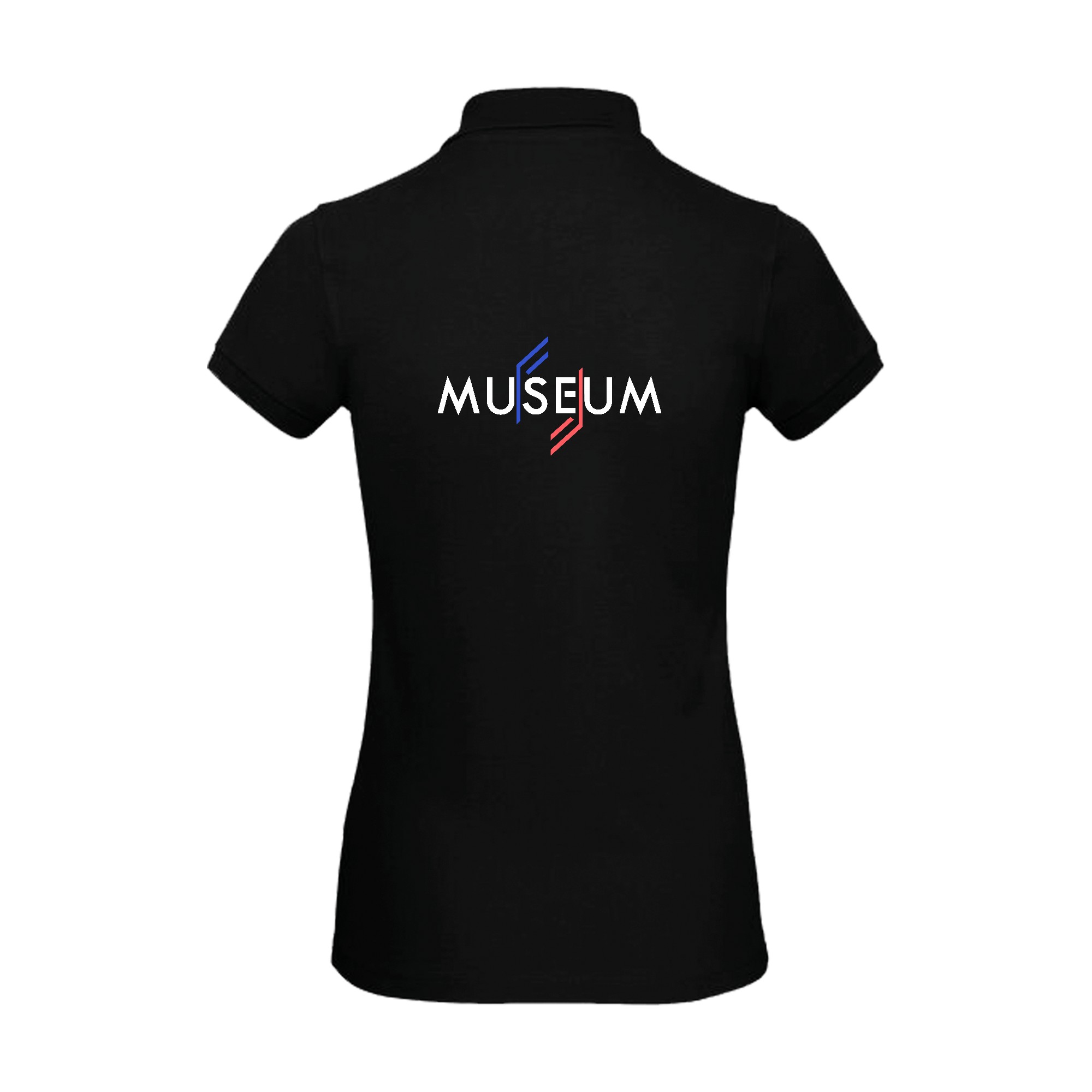 POLO (femme) - FF Museum - Noir - BCI1F – Image 3
