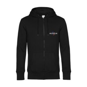 SWEAT ZIPPÉ (Homme) - FF Museum - Noir - BCU03K