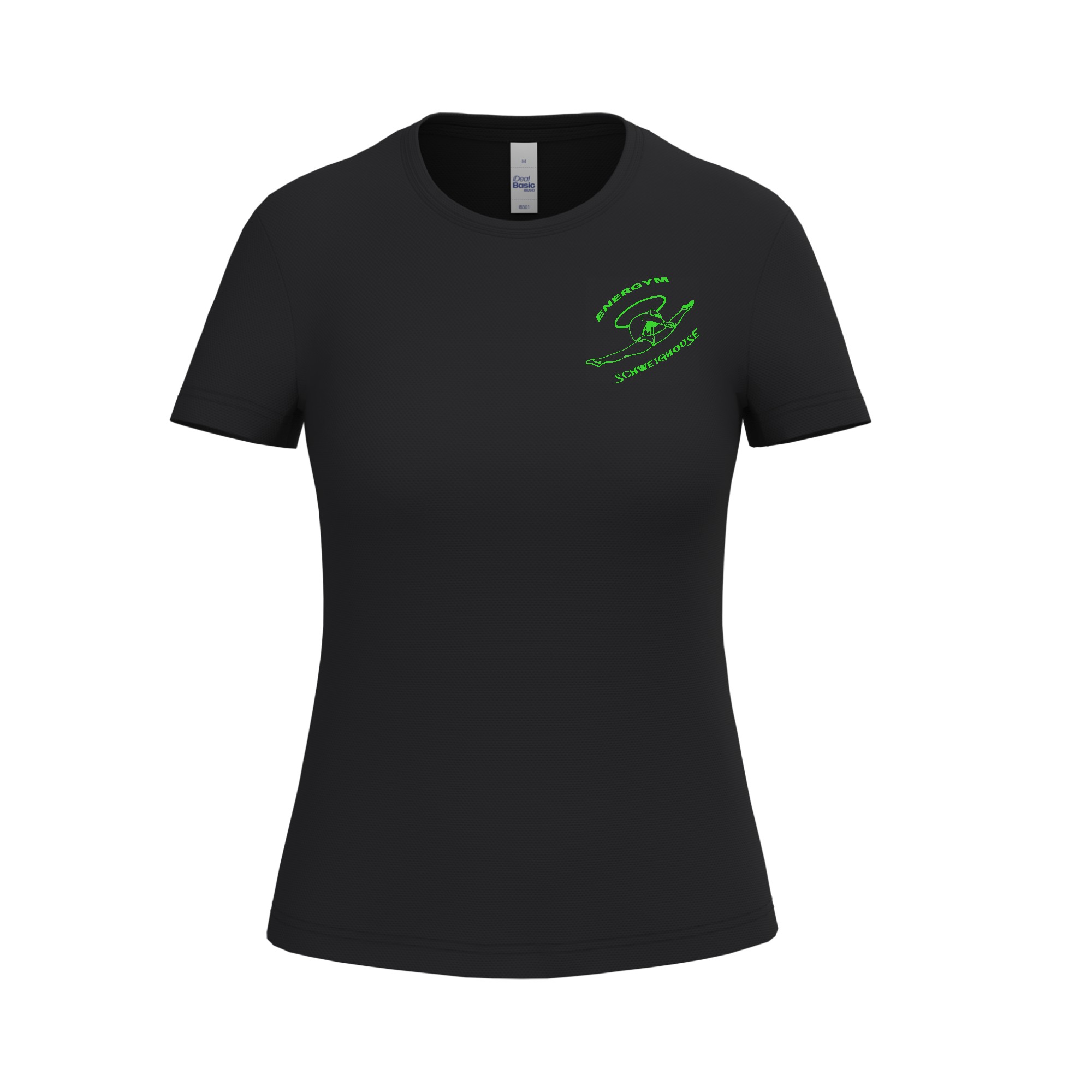 T-Shirt respirant (femme) - Energym schweighouse – Noir - IB301