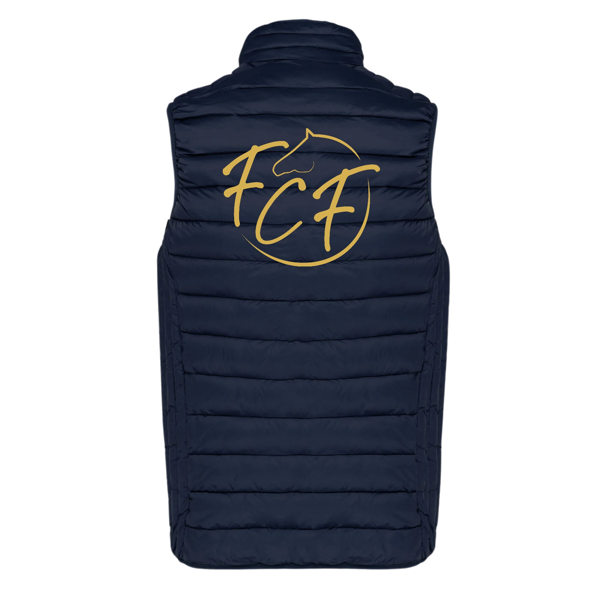 DOUDOUNE SANS MANCHES (homme) - France Cheval Formation - Navy - K6113 – Image 3