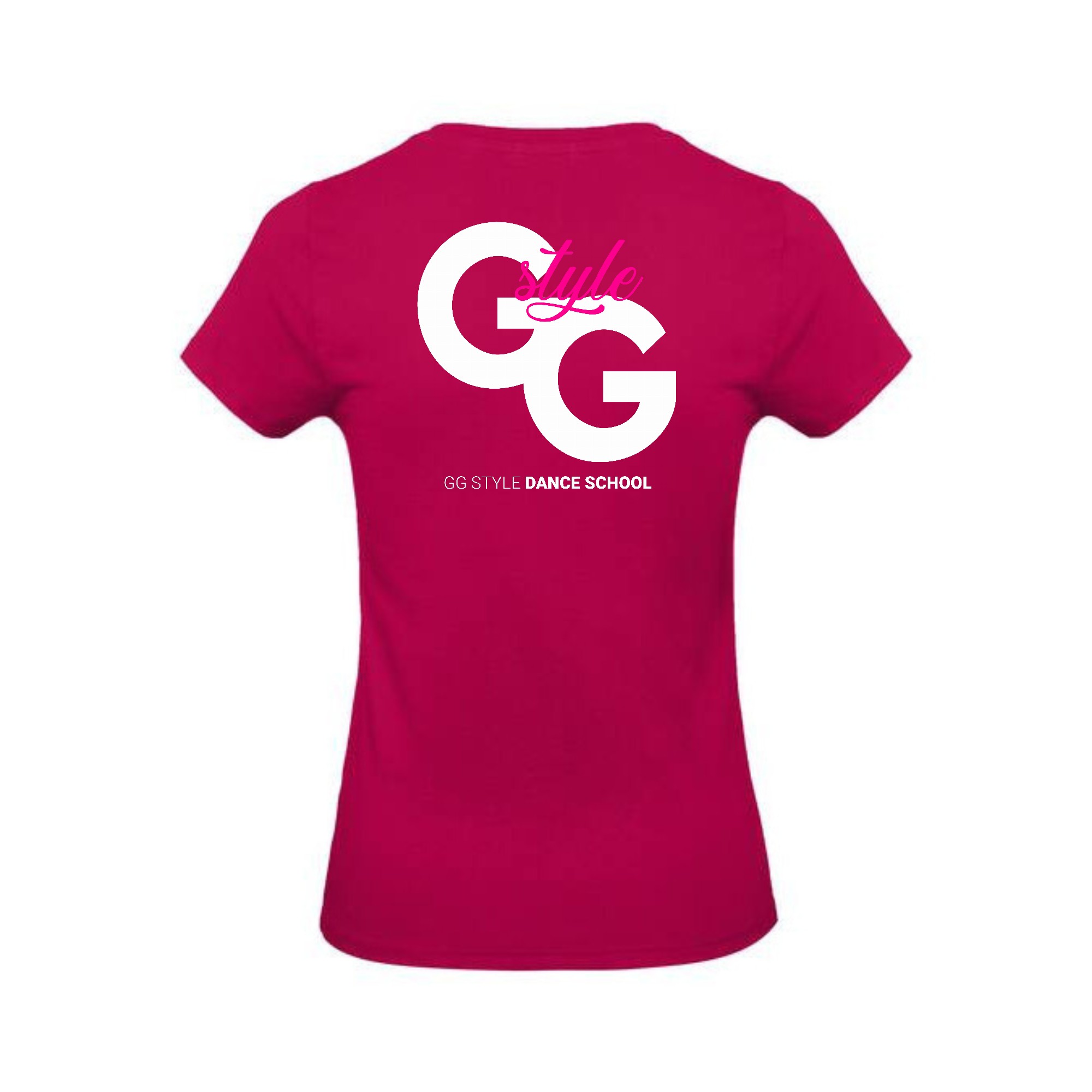 T-SHIRT (femme) - GG STYLE DANCE SCHOOL - Fushia - BC04T – Image 3