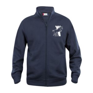 SWEAT ZIPPE SANS CAPUCHE (homme) - Cercle Hippique d'Olivet - Navy - 021038