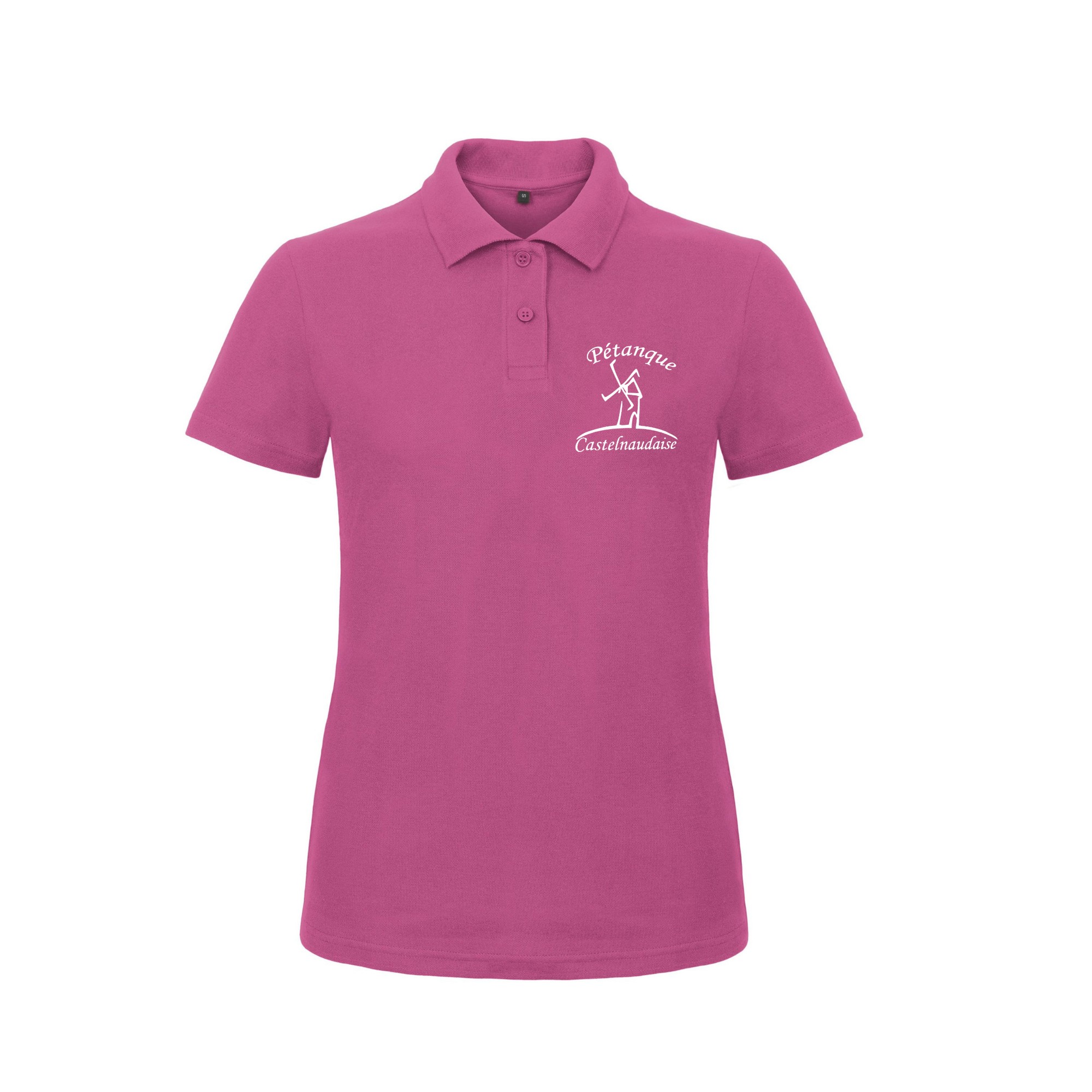 POLO (femme) - Pétanque castelnaudaise - Fushia - BCI1F