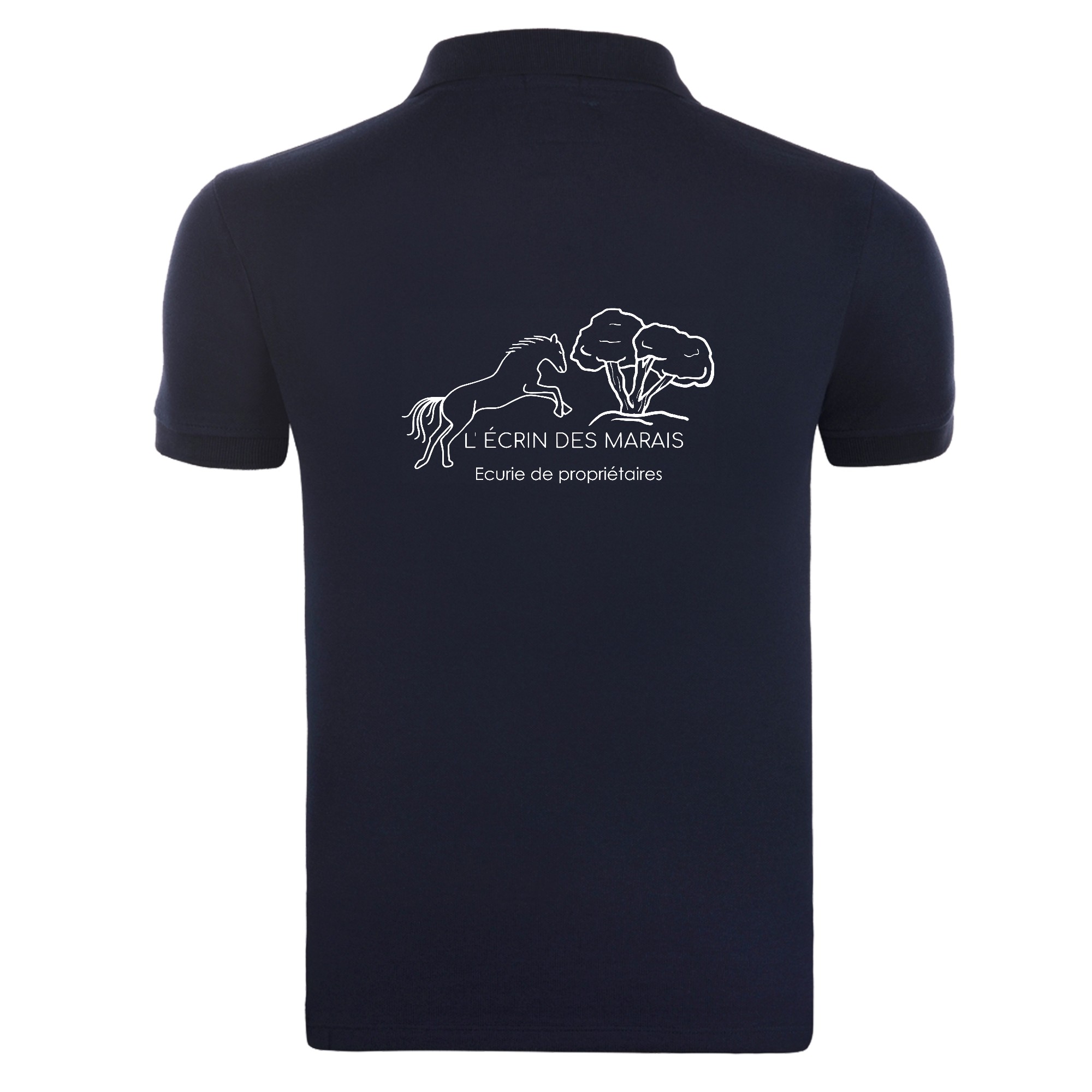 POLO (homme) - L'Ecrin Des Marais - Navy - BCID1 – Image 3